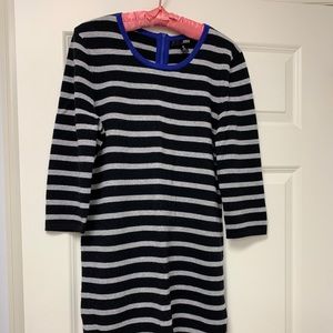 Aqua Cashmere Sweater Dress